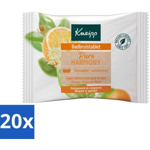 Kneipp - Badbruistablet - Oranje lindebloesem - Bulkverpakking - 20 stuks