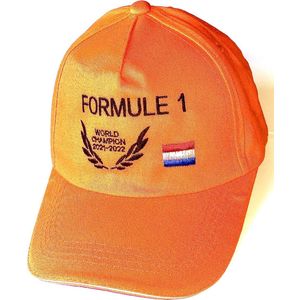 Pet - Oranje Petje - Support Oranje in de Formule 1 - Max verstappen - Cap - Hoed - Hoofdeksel - Verstelbare - Grand Prix