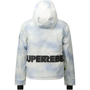 SUPER REBEL - space jacket - Ski jack jongens - Wit, zwart