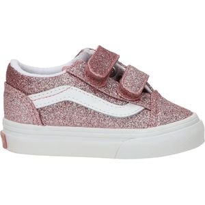 Vans - Old Skool V - Sneakers - Roze - Glitter - Unisex