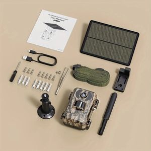 Wildcamera op Zonne-energie | Jachtcamera | Buitencamera | 4G