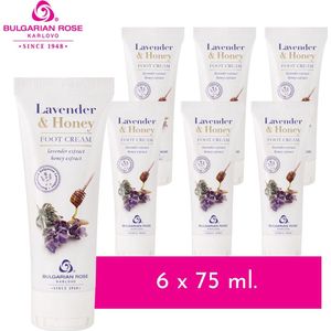 LAVENDEL EN HONING VOETCRÈME 6 x 75 ml