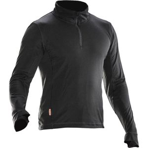 Jobman 5542 Underwear Sweater Poloneck 65554259 - Zwart - L