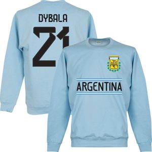 Argentinië Dybala 21 Team Sweater - Lichtblauw - XL