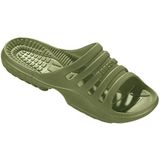 BECO heren badslippers - olijfgroen - maat 41