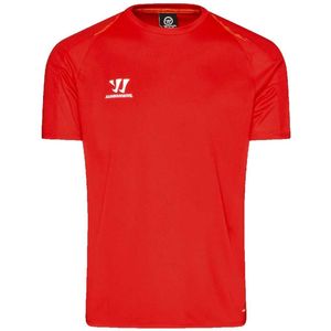 Warrior Covert Tech Korte Mouw T-shirt Junior Rood 8-9 Years Jongens