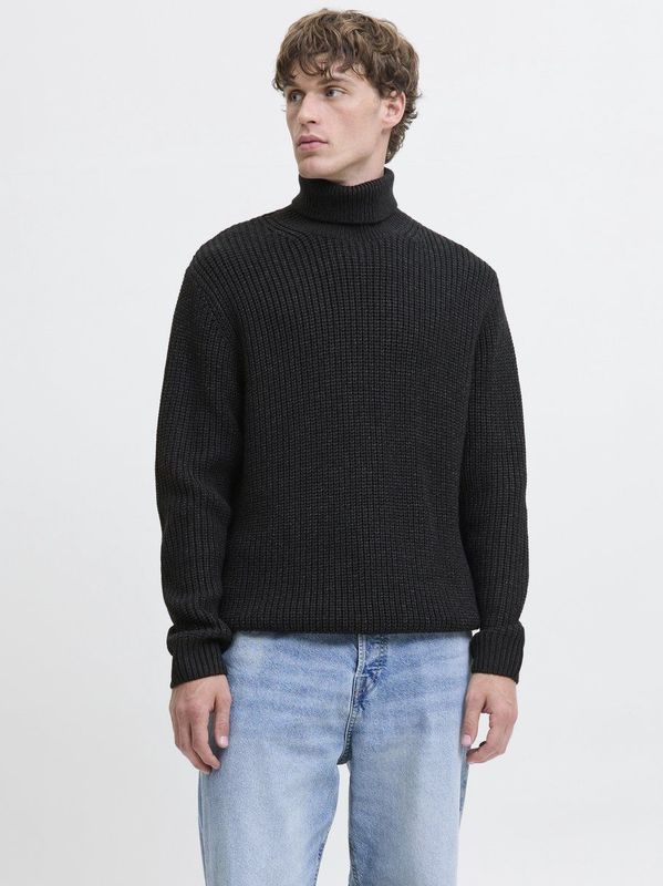 JACK&JONES - JORBLEECKER KNIT ROLL NECK BF - Gebreide Pullover - Heren