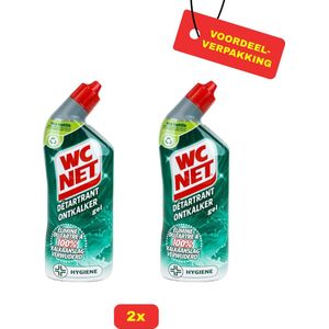 2X WC Net Ontkalker Gel - 2 X 750ml - Toiletreiniger - Voordeelverpakking!