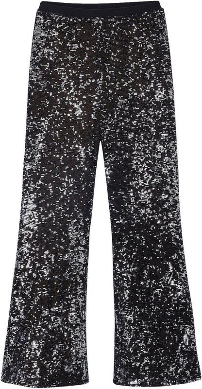 Meisjesbroek - Zilver - Pailletten - Harembroeken