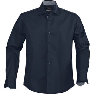 Herenhemd - Gekamd Katoen - Contrastkleur - Easy-Care