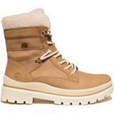 Remonte - FIBER-GRIP - Winterlaarzen - Camelkleur - Veterenkellaars met Scheerwollen Voering en TEX