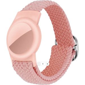 Armband geschikt voor Apple airtag rose