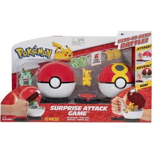 PLAYSET POKÉMON SURPRISE ATTACK GAME 10 ONDERDELEN