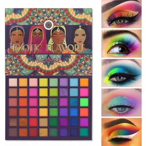 48 Kleuren Neon Oogschaduw Palet - Matte, Shimmer & Glitter