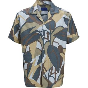 JACK&JONES - JORTAVIRA MARSHALL AOP SHIRT SS OC PLS - Overhemd - Heren - 5XL