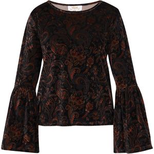 usha FESTIVAL Blouse  bruin / chocoladebruin / zwart