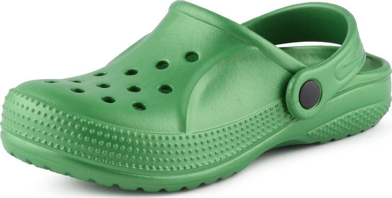 Ladeheid Clogs Kinderen - Tuinschoenen - Lichte - Kinderschoenen - Meisjes - Jongens – Smaragdgroen – 25 – LA-KL-055