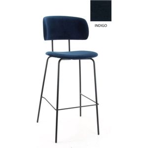 Workliving Barkruk Hoog Bo RS - Velvet Earth Indigo