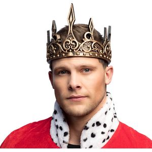 Boland - Kroon Middeleeuwse koning foam - Één maat - Kinderen en volwassenen - Dames,Jongens,Heren,Meisjes - Prinsen en Prinsessen- Middeleeuwen- Koningsdag