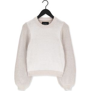 Another Label Ulla Knitted Pull Truien & vesten Dames - Sweater - Hoodie - Vest- Beige - Maat XL