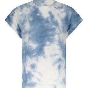 Meisjes t-shirt tie dye - Kasis - Denim sea