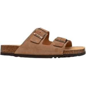 Scholl Heren Slipper Gerry Ad | Cognac | Maat: 41