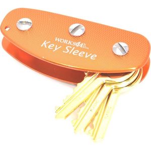 Key sleeve oranje unieke houder voor uw sleutels.