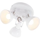 Briloner Leuchten SOFT  Plafondlamp - 3 -lichts - Spots Draai en kantelbaar -  E14 - Ø21 cm - Wit