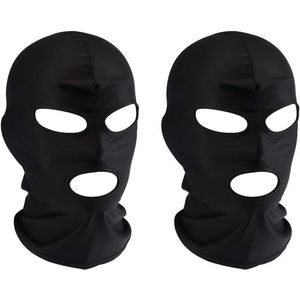 Balaclava with 3 Holes 2 Pieces Summer Thermal Face Cover for Men and Women