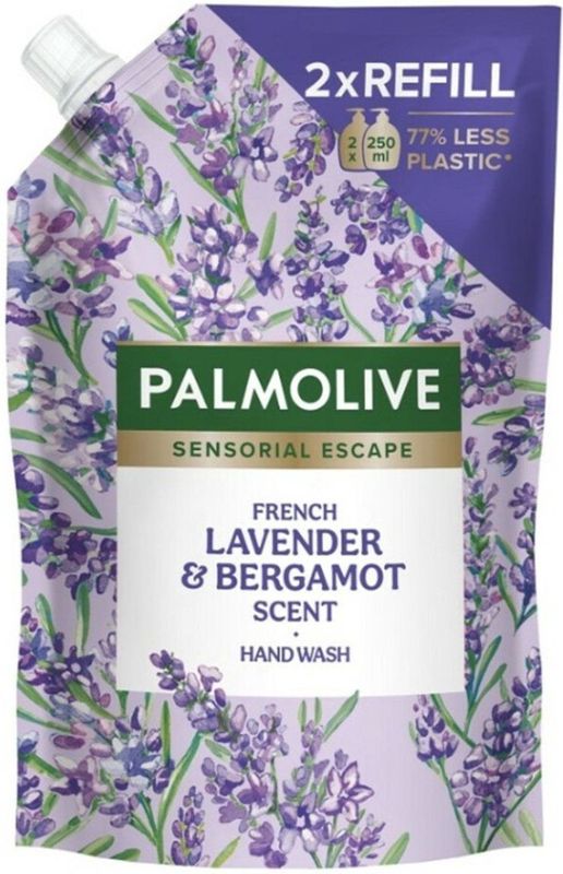 Palmolive - Sensorial Escape - Handzeep Navulling - 500 ml - French Lavender & Bergamot