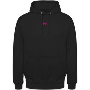 Barbie Logo Klein Borduurwerk Hoodie unisex