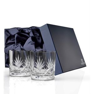 Whiskyglazen Skye 2 stuks - Geschenkverpakking - Loodkristal - Glencairn Crystal Scotland