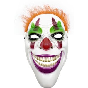 Creepy clown masker - Halloween - Horror accessoires - Carnaval - Voor volwassenen en kinderen