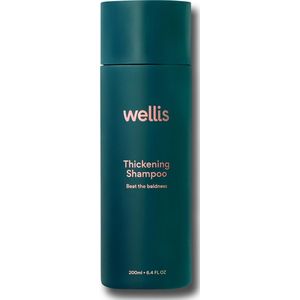 Wellis Natuurlijke Haargroei Shampoo voor Mannen - Vegan Verdikkende Formule met Biotine, Caffeine, Saw Palmetto & Arganolie voor Voller Haar - DHT Blocker tegen Haaruitval & Dunner wordend Haar