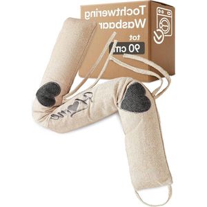Tochtwering 90cm - Wasbaar - Energiebesparend - Extra zwaar - Voor deuren en ramen - Beige