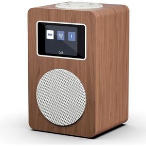 Klokradio - Bruin - Digitale Wekker - Wekkerradio - DAB Plus