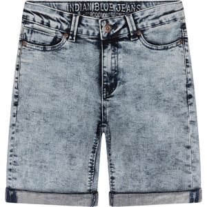 Indian Blue Jeans Andy Short Jeans Jongens - Broek - Donkergrijs - Maat 122