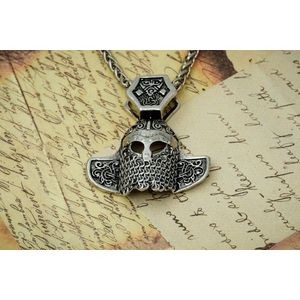 [Two Ravens] Viking Helm ketting - Viking sieraden - Viking Ketting - Warrior Ketting - Asatru - Noorse Mythologie - Triskeleketting - Northern Paganism - Heidens