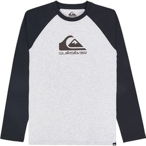 QUIKSILVER - T-shirt - Blauw - Lange Mouwen - 100% Katoen