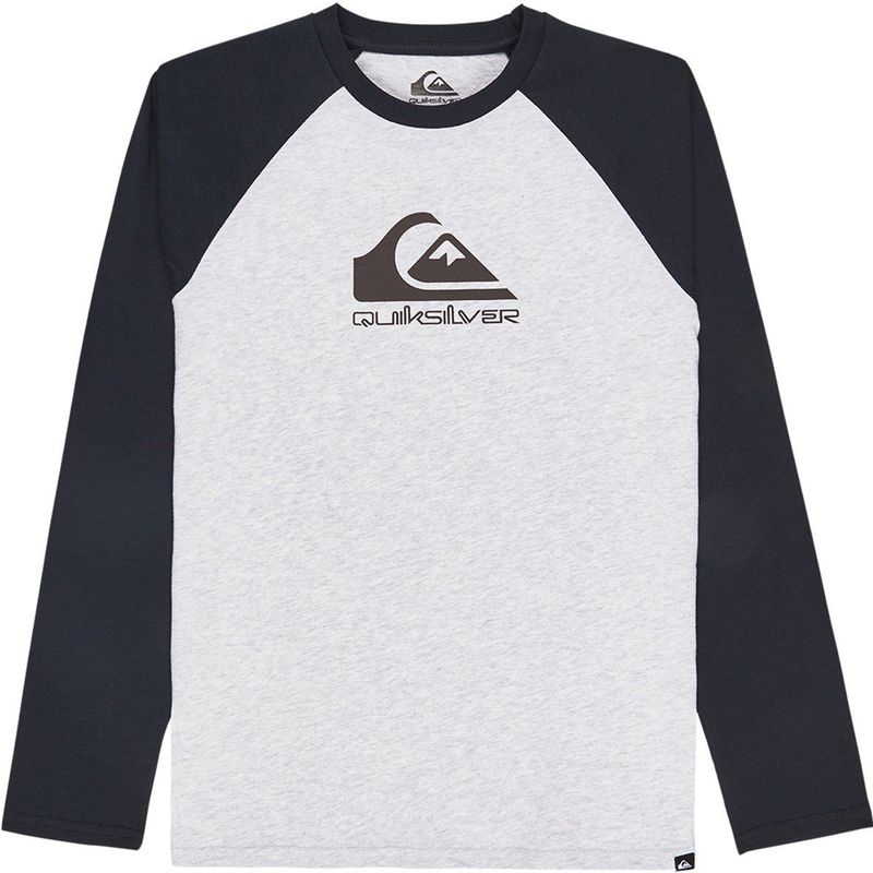 QUIKSILVER - T-shirt - Blauw - Lange Mouwen - 100% Katoen