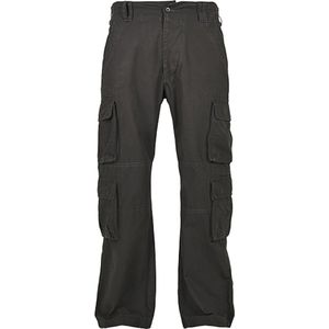 Pure Vintage Trousers Cargobroek met zijzakken Antraciet - 5XL