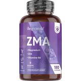 WeightWorld ZMA capsules - 180 Zink, Magnesium en vitamine B6 capsules - Speciaal ontwikkeld voor sporters - 6 maanden voorraad - Vegan