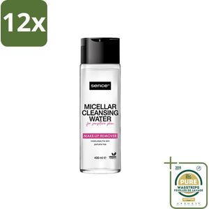 Sence - Gevoelige Huid - Micellair Water - Make-up Remover - 400 ml - Voordeelverpakking - 12 stuks - Gevoelige huid - Droge huid