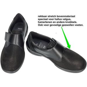 Solidus - Gezondheidsslippers - Zwart - Instapper