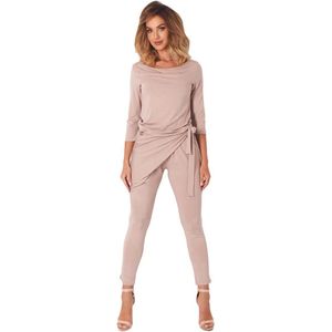 Elegante jumpsuit met lange mouwen en opvallende details