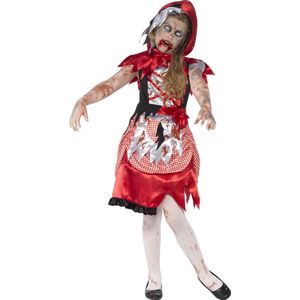 Zombie roodkapje kostuum voor meisjes Halloween  - Kinderkostuums - 122/134