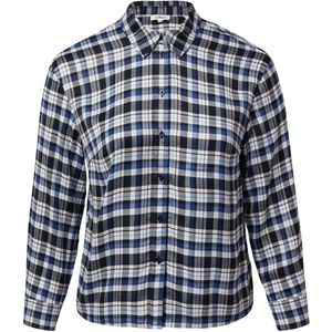 s.Oliver - Blouse - Marine / Kobaltblauw / Grijs Gemêleerd / Wit