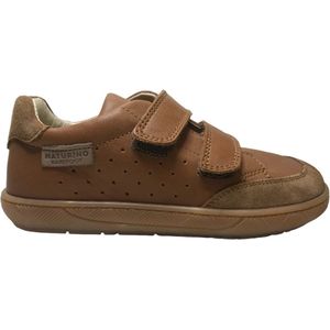 Naturino Barefoot - Koalitos - Mt 29 - velcro's effen lederen sneakers - cognac