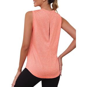 Mouwloze Sporttop voor Dames - Ademend Mesh voor Fitness, Yoga en Hardlopen
