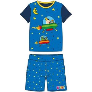 Taro - Damian - Short Pyjama - Jeansblauw - 100% Katoen
